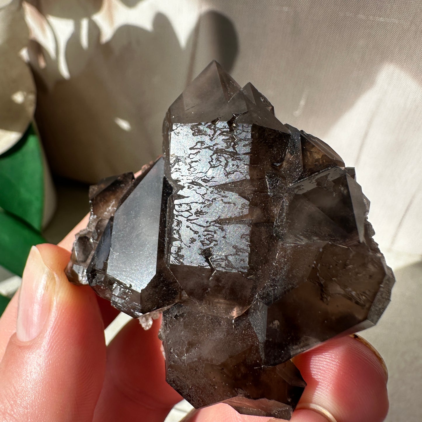 Australian Smoky Quartz Cluster