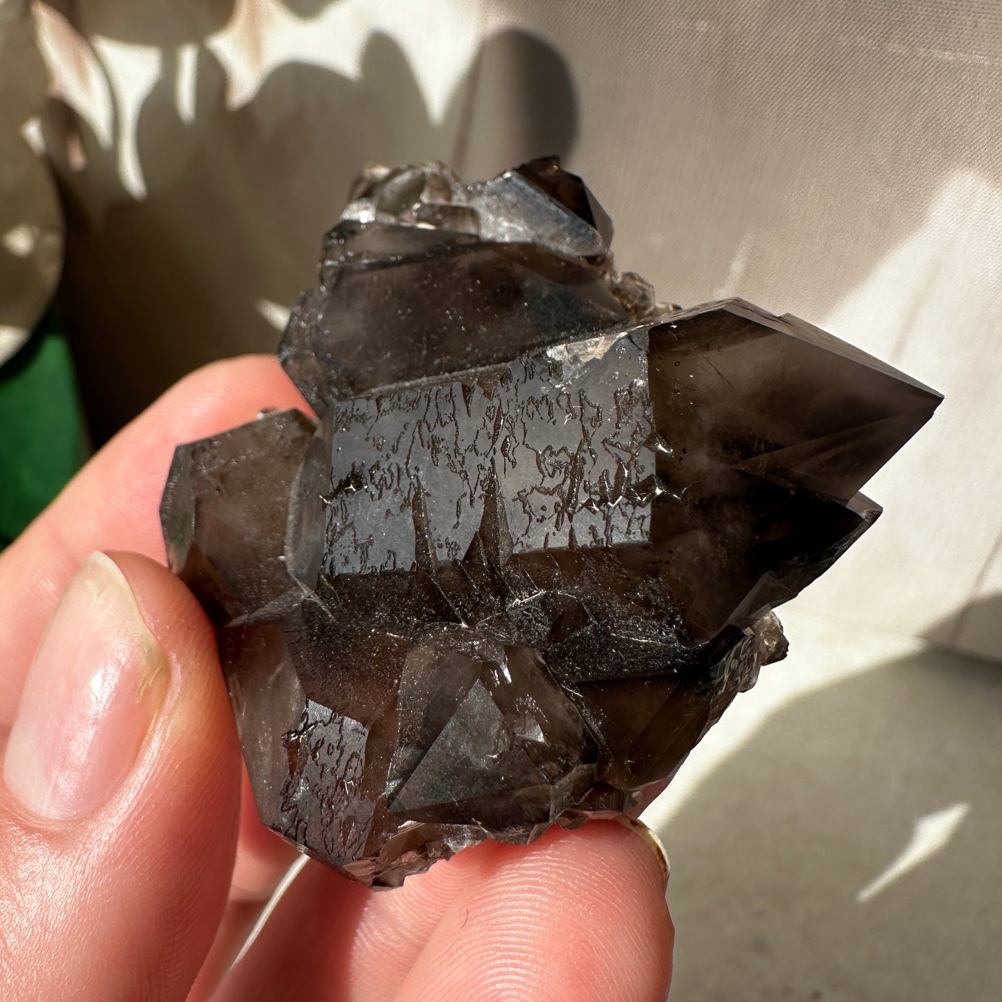 Australian Smoky Quartz Cluster