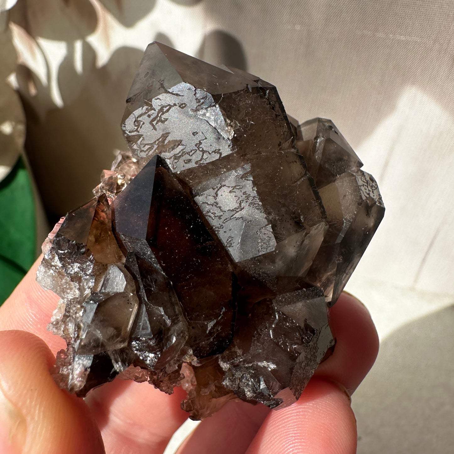 Australian Smoky Quartz Cluster